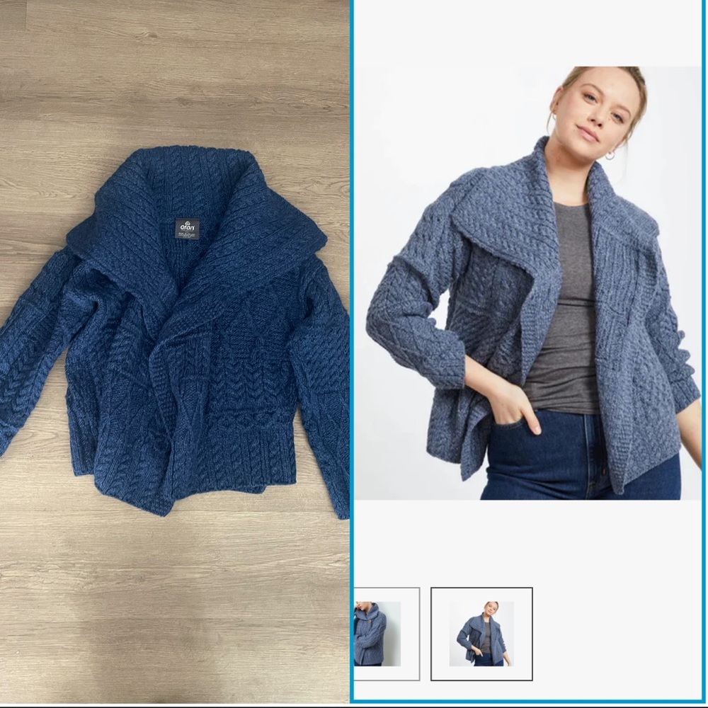Aran Woollen Mills | Patchwork Cardigan